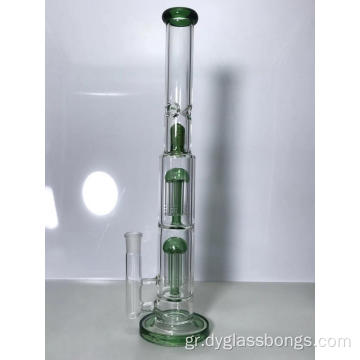 Glass Bongs με δύο διυλιστήρια τύπου 6-βραχίονα